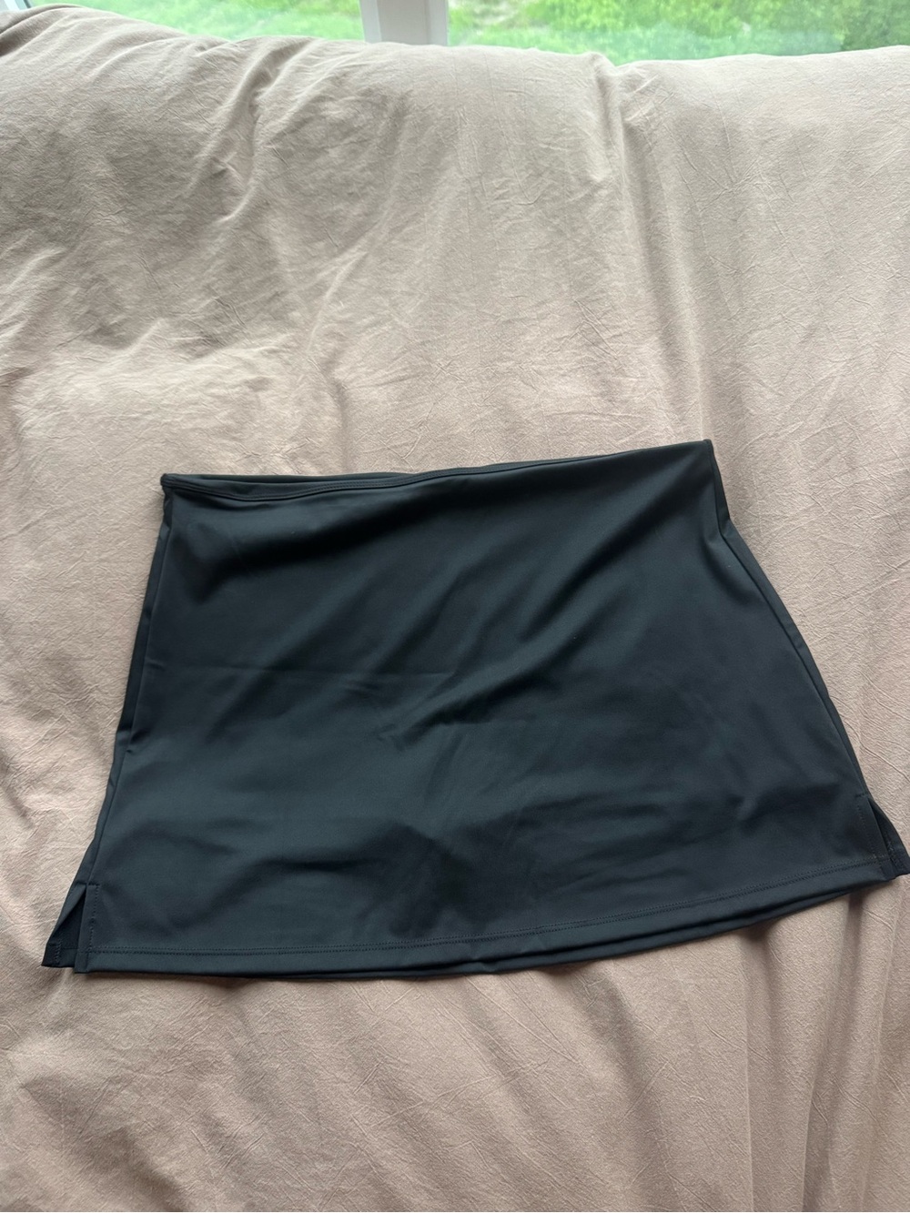 Black mini skirt / skort - athletic fabric